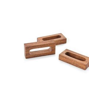 Porte-serviettes rond en bois de mariage ronds de serviette ménage en bois anneau de serviette utiliser maison hôtel de faizacraft - Product Image 5