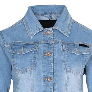 Prix bon marché d'usine vente en gros de vestes jeans pour femmes de haute qualité/veste pour femmes la plus respirante et en coton - Product Image 4