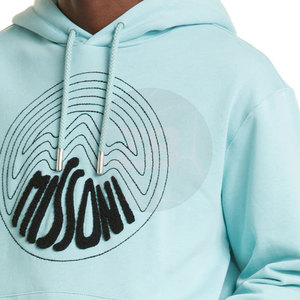 Sweatshirts à capuche décontractés pour hommes, sweatshirts à capuche rapides écologiques à motif solide brodé pour l'hiver en polyester personnalisé et en coton - Product Image 5