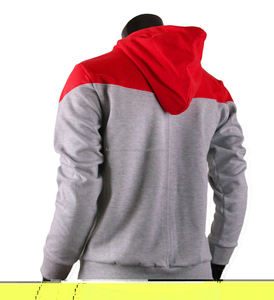 Sweatshirts baggy à capuche unisexes à fermeture éclair pour hommes Slim Fit Casual Long Sleeve Zip Us Thermal Imprimé avec des sweats à capuche pour hommes en relief - Product Image 5