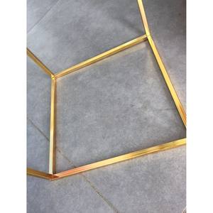 Jarrón de flores chapado en oro Juego de jarrón de soporte de flores de metal dorado alto para decoración de escritorio de fiesta de boda para decoración del hogar - Product Image 3