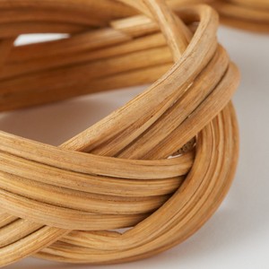 Servilleteros de ratán de aspecto rústico, servilleteros de ratán Natural trenzados a mano, paquete para ajuste de fiesta - Product Image 4