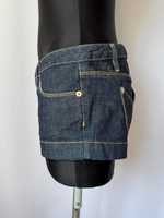 Dsquared2 Short en jean bleu foncé moderne en coton, taille basse, taille personnalisée, fait main, Ms-wc-001