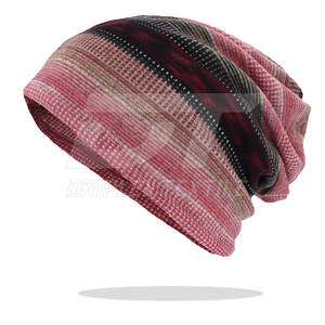 Nouveau design personnalisé de chapeaux de bonnet/bonnet en coton riche 100% chapeaux de bonnet en jacquard doux quotidiens en laine - Product Image 1