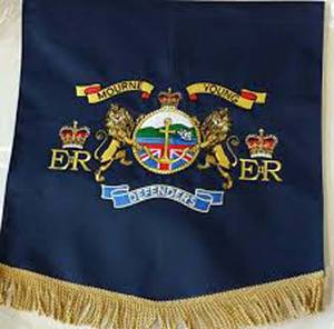 Bandera Bordada a Mano, Bandera de Atril Musical Bordada a Mano de Doble Cara, Hecha a Medida, Bandera Bordada a Mano para Tubo - Product Image 2