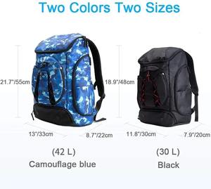 Chaussures de basket-ball à sublimation personnalisée unisexe sac de sport sac à main étanche en forme de filet livre sac à dos avec fermeture éclair poche en maille souple basket-ball - Product Image 4