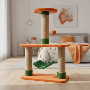 ที่ลับเล็บแมวคุณภาพสูง Amistar Autumn Bliss Cat Tower สำหรับแมวทุกขนาด - Product Image 3