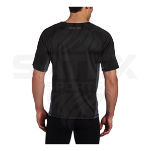 Camiseta Deportiva de Gimnasio, Protección UV, Manga Corta, Diseño Sublimado, Último Diseño, para Entrenamiento de MMA, Protección UPF50+, Transpirable, Secado Rápido - Product Image 4