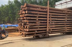 11kv Electric Wooden Round <b>Poles</b> Steel HDG Power Coating 1250dan for Power Transmission 200km/h Wind Resistance 30-Year Warranty - Product Image 3