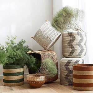 Panier à linge carré tissé en jacinthe d'eau avec poignées, paniers à linge de sécurité durable et de nettoyage facile du fournisseur du Vietnam - Product Image 4