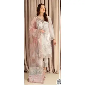 Indian Export Quality Occasional Wear Good price Georgette Salwar Kameez With Heavy Embroidered Work Worldwide Supplier