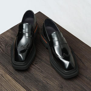 Zapatos Oxford de Cuero Vacuno de Primera Calidad con Tacón Acolchado y Diseño Antideslizante, Zapatos de Vestir para Caballeros - Product Image 4