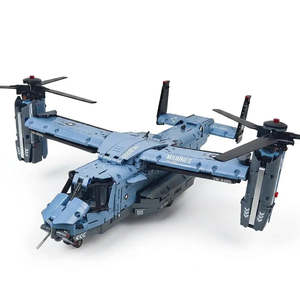 For Lego Moc 1:35 Scale Plastic ABS Helicopter War DIY <b>Building</b> <b>Blocks</b> <b>Set</b> City Theme Pcs - Product Image 1
