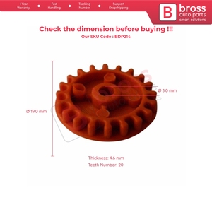 Engranaje de Velocímetro BDP214 Para - Product Image 5