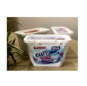 Eco Friendly Blue Pink Salt Laundry Detergent <b>Liquid</b> Tablets - Pods - 36 Tablets*13g High Quality - Product Image 1