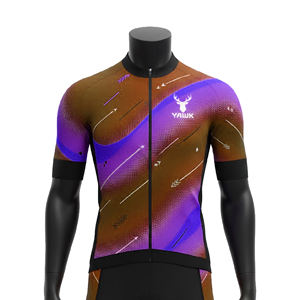 Conjunto de Jersey de Ciclismo de Diseño Personalizado, Uniforme de Ciclismo para Hombre, Tela sin Costuras, Secado Rápido, Ropa Deportiva, Soporte OEM y ODM - Product Image 6