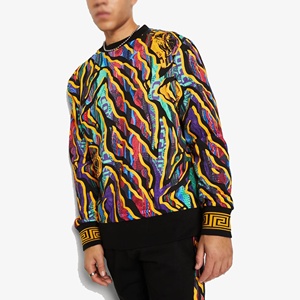 Poids lourd 300 grammes 100% coton col rond polaire pull à col rond décontracté automne hiver polaire sweat à capuche pour hommes - Product Image 1