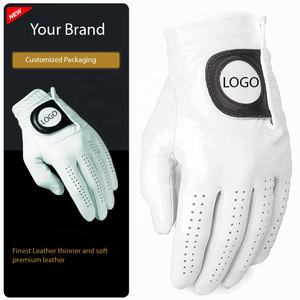 Guantes de Golf Indonesia 100% Cuero Genuino Cabretta AAA, Logotipo Personalizado, Empaque OEM, Suaves, Antideslizantes, para Hombre, Mano Izquierda - Product Image 2