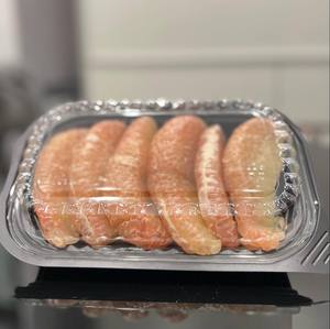 Black and <b>Clear</b> Plastic Food Containers with Lids Rectangle Shape Disposable Packaging for Meals Storage - Product Image 6