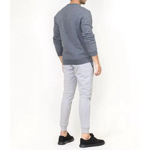 Sweat-shirt de luxe unisexe à col ras du cou brodé en éponge française Sweat-shirt à col rond en coton vierge de haute qualité pour hommes - Product Image 2