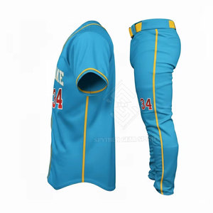 Ensemble d'uniformes de baseball élégants, vêtements de sport personnalisés avec une coupe confortable pour les équipes, les écoles et les joueurs. - Product Image 3