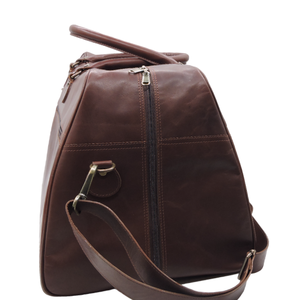 Bolsa de Lona Personalizable de Cuero de Cabra Auténtico, Bolsa de Viaje Duradera de Gran Capacidad, Bolsa de Gimnasio Unisex - Product Image 5