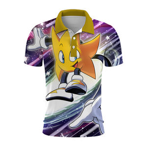 Design personnalisé pour homme, sublimation imprimée pour polo, maillot manches courtes respirant style unique, prix d'usine - Product Image 5