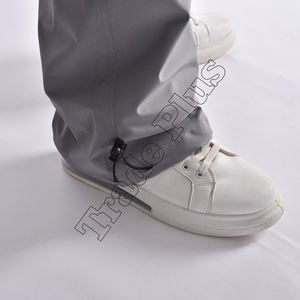 Pantalones de Snowboard Unisex Grises Holgados con Cintura Ajustable con Cordón, Ventilaciones, Bolsillos con Cremallera, Puños Ajustables y Logotipo Personalizado - Product Image 6