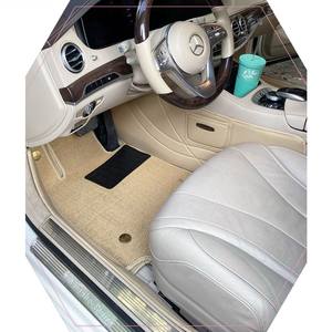 Alfombrillas de Coche de Cuero Nappa de Alta Calidad Sin Costuras, Accesorios de Lujo para Coches, Alfombrillas Personalizadas para Mercedes Benz Clase S, Juego Completo - Product Image 1