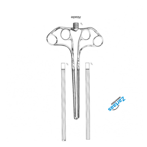Abrazaderas intestinales y estomacales Abadie de acero inoxidable de alta calidad 22cm/8,75 "Instrumentos quirúrgicos - Product Image 3