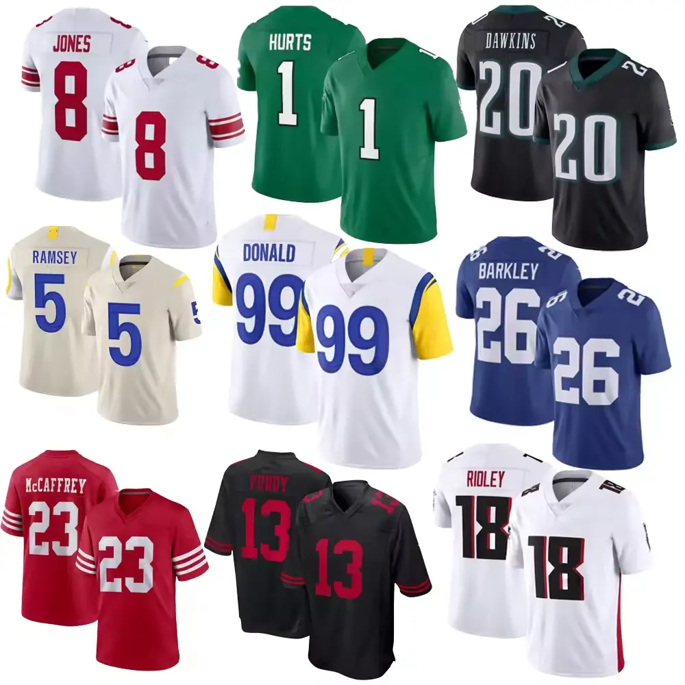 2024 New Custom NFLing Jersey Sublimated Stitched Embroidery Football Uniform Original Football Shirt American Football Wear