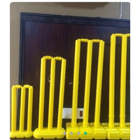 Perlengkapan Latihan Berkualitas Premium Terbaru Laris Manis, Set Stump Plastik Cricket Dee Kay Tebal 40mm 650gr 12+ Tahun
