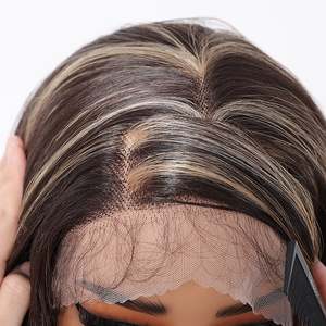 "Luxury Chocolate <b>Brown</b> Body Wave Lace Front <b>Wig</b> with Transparent Lace Cap" - Product Image 6