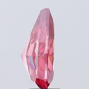 Diamante suelto de corte pera, color rosa intenso, cultivado en laboratorio, certificado por IGI, para joyería fina al por mayor. - Product Image 3