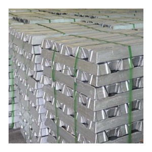 Lingote de aluminio 99,7 por ciento de pureza disponible para fundición, fundición, aleación y fabricación de una fuente de fábrica confiable - Product Image 3