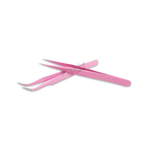 Pinzas de Precisión para Extensión de Pestañas Mega Volumen con Punta de Fibra y Logotipo Personalizado al por Mayor - Product Image 3