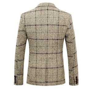 Tissu personnalisé 100% Stretch Blazer Business Top avec Caractéristique Respirante Col Bouton Manteau De Smoking Floral Jacquard Robe Blazers - Product Image 2