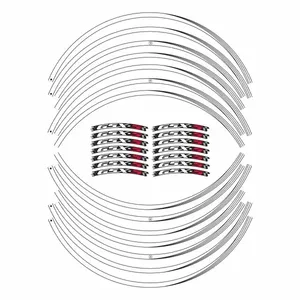 Adesivi per ruote per Suzuki GSX-S 750-1000, kit di strisce adesive circolari - Product Image 2