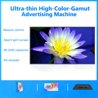 Écran tactile LCD 43 pouces 4K à cadre ultra-fin pour affichage publicitaire