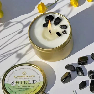Sweet Vanilla Scented <b>Soy</b> <b>Wax</b> Candle for Home & Bedroom - Product Image 1