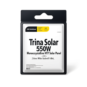 Panneau solaire monocristallin HJT Trina Solar 550W 210mm avec dos blanc sur palette - Product Image 2