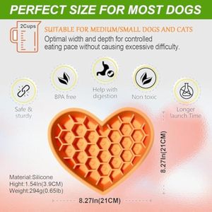 Alfombrilla para lamer de silicona para perros, ecológica para mascotas, almohadilla de alimentación calmante que promueve una mejor digestión, reduce el estrés, lavavajillas seguro - Product Image 4