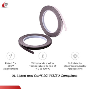 Ruban électrique conducteur en carbone haute performance idéal pour l'assemblage électronique et la réparation de circuits imprimés - Product Image 3