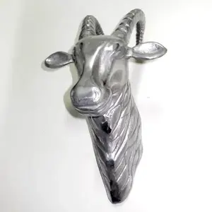 Goat Home and Office Metal Wall Head Decoration Animal Wall Mounted Heads For Hotel and Office Decoration