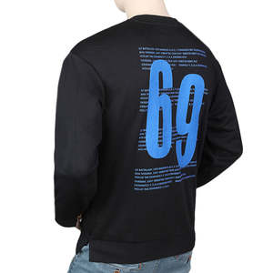 Camiseta de Manga Larga para Hombre Chase Value - Negra, Talla L, 80.3% Algodón, 19.7% Poliéster - Product Image 4