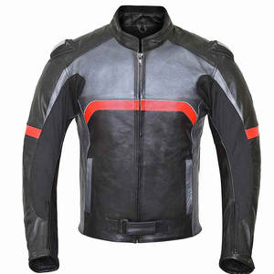 Vestes de moto en cuir véritable, coupe ajustée de haute qualité, vestes de moto en cuir les plus vendues pour hommes, haute qualité OEM - Product Image 1