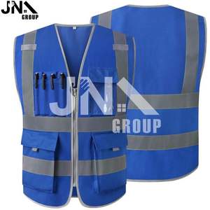 Haute visibilité en gros gilet réfléchissant multifonctionnel détachable vêtements de travail chauds uniformes 4 en 1 coton - Product Image 3