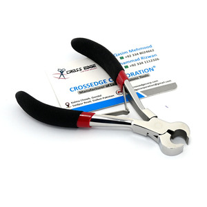 Extension de cheveux professionnelle Mini kératine Bond Cutter pince en acier couleur argent léger 100% extension de cheveux humains Remy - Product Image 1