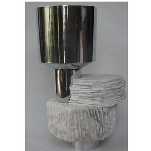 Elegante cuenco ovalado de aluminio y mármol, vajilla decorativa para mesa de comedor, mesa moderna para el hogar, cuenco elegante hecho a mano - Product Image 6