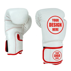 Guantes de boxeo de cuero de 6oz, guantes de boxeo al por mayor de 14oz, guantes de boxeo para exteriores, guantes de boxeo directamente de fábrica - Product Image 1